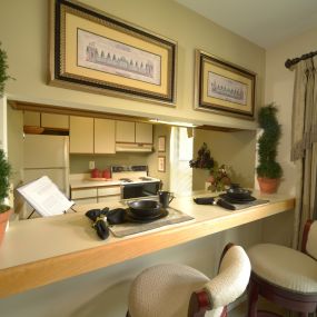 Kitchen Side View - Mountain Ridge Apartments