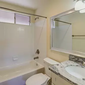Bathroom at Carrington Apartments
