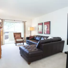 Living Room at Carrington Apartments