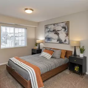 Bedroom at Zen Chaska Apartments