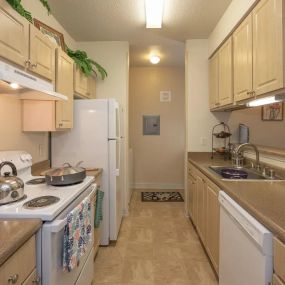 Kitchen at Sunset Summit Apartments