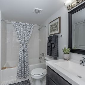 Bathroom with tub