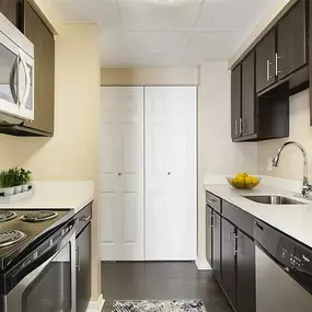 Kitchen of apartment in Prospect Place in Hackensack, NJ