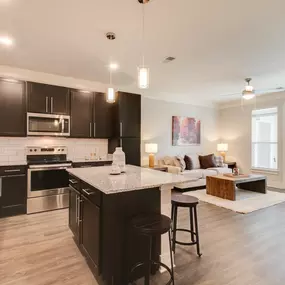 Kitchen with Granite Counter Tops