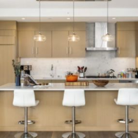 Kitchen at Two Lincoln Apartments