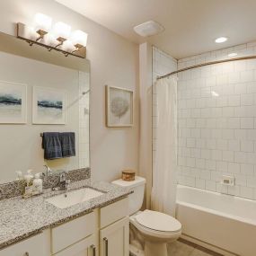 Clean and classy bathroom