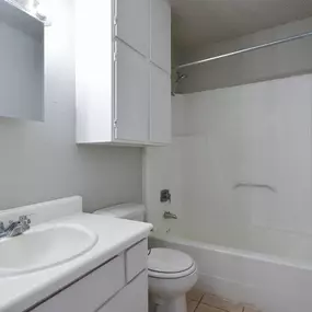 a bathroom with a sink toilet and a shower