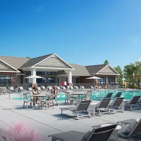 Rendering of Swimming Pool at The Meridian