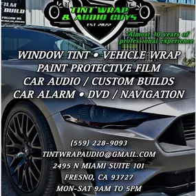 Bild von Tint Wrap & Audio Guys