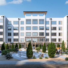 Exterior Rendering of Briar Park Senior Living