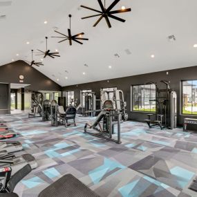 Full-equipped fitness center