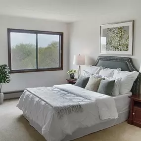 Bedroom at Cambridge Towers Apartments