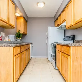 Fully equipped kitchen area