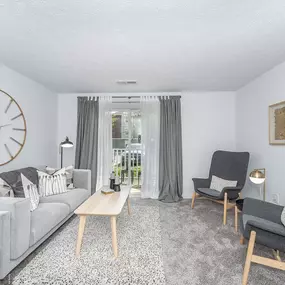Living Room With Balcony