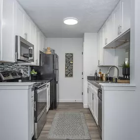 Fully Equipped Kitchen With Modern Appliance