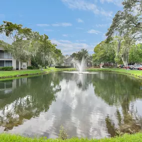 Pond with Fountain