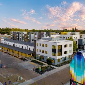 Aerial View at Market Club at The Mill