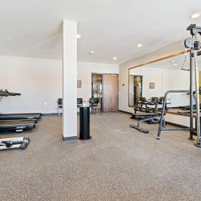 Fitness Center at The Harbor at Twin Lakes 55+ Apartments