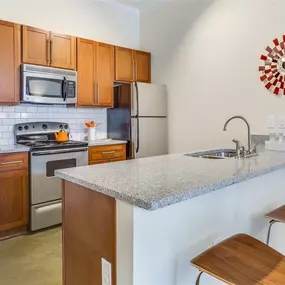 Kitchen with Stainless Style Appliances