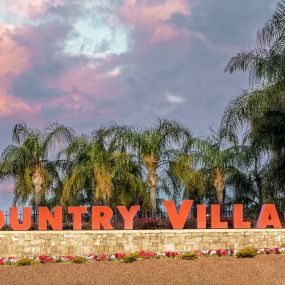 Country Village Property Sign