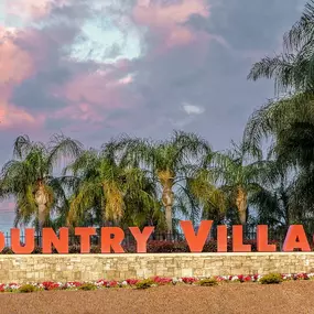 Country Village Property Sign