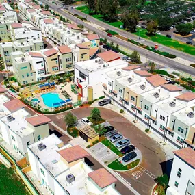 overhead apartment view