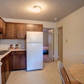 Spacious kitchen.