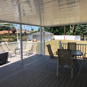 Flat and W-Pan patio covers from MMC Products transform what was once a vacant or unshaded area into usable space on your patio or deck. Unlike fabric or retractable canopies, aluminum covers are maintenance-free and often outlast the home itself. We are proud to be the industry leader in patio cover manufacturing for both the professional contractors as well as the do-it-yourselfer.