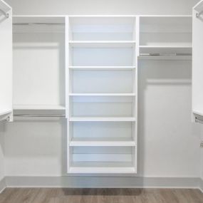 Spacious, Custom Walk-In Closets