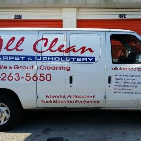 All Clean Carpet & Upholstery Company Van | Carpet & Upholstery Cleaning  Services | Orlando, FL