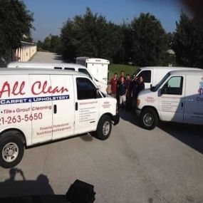 All Clean Carpet & Upholstery Employee & Company Van | Orlando, FL