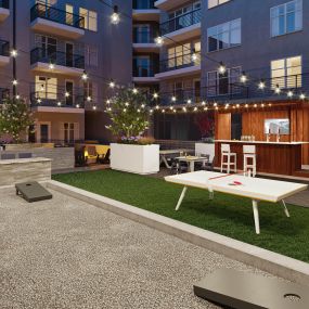 outdoor courtyard