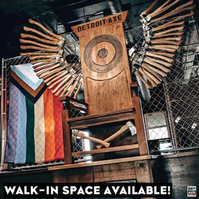 Walk-Ins are available on a first come, first serve basis and based on availability. If we can't get you in right away, we will put you on a waitlist for the next available slot if one is available.