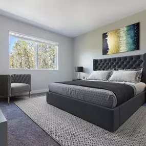 Bedroom at Bixby Hill Apartments