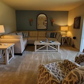 Living Room Side View - Cinnamon Ridge Apartments