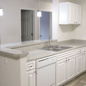 kitchen with granite counter top