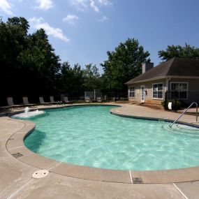 pool with blue sky