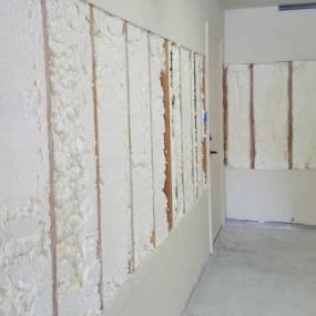 Enhance your building’s efficiency with spray foam insulation.