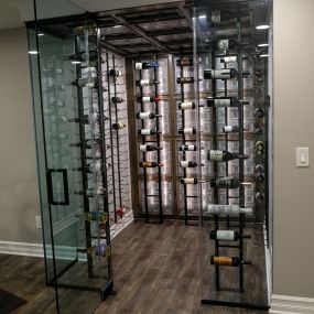 Wine Cellar built by Kingdom Construction & Remodel