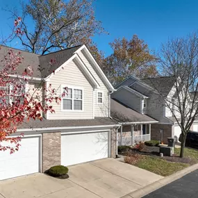 Elegant Townhome Exteriors at Mansfield Village