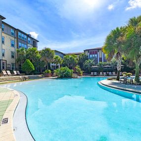 nxnw tallahassee student housing pool area