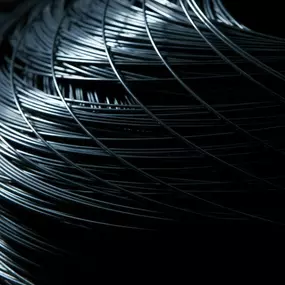 Bright Basic Steel Wire – Drawn from Hot Roll Rod. Available in Industrial, Cold Finishing, High Carbon, and Cold Heading qualities. Clean finish for wire form or bending applications.