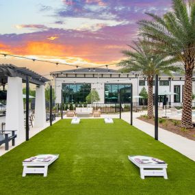 Outdoor Grilling Area and Game Lawn