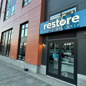 Welcome to your Restore Hyper Wellness in Somerville, MA. We are currently located across from Fitness Row underneath Revolution Apartments, located at 340 Grand Union Blvd. We are excited to be part of an amazing community and looking forward to helping 