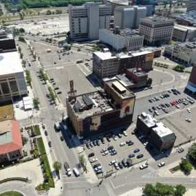 Detroit Music Hall, new roof installed by GC Commercial Roof Systems