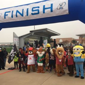 We had a great time at the Mascot Marathon!