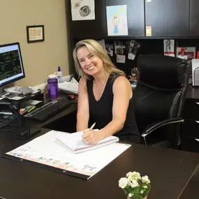 Jen working hard!