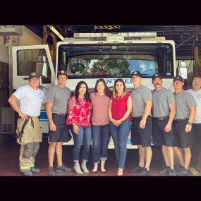 Showing appreciation to our local Fort Worth fire fighters!