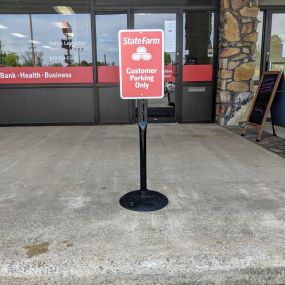 VIP parking for our customers!