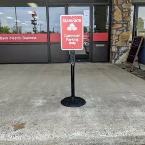 VIP parking for our customers!